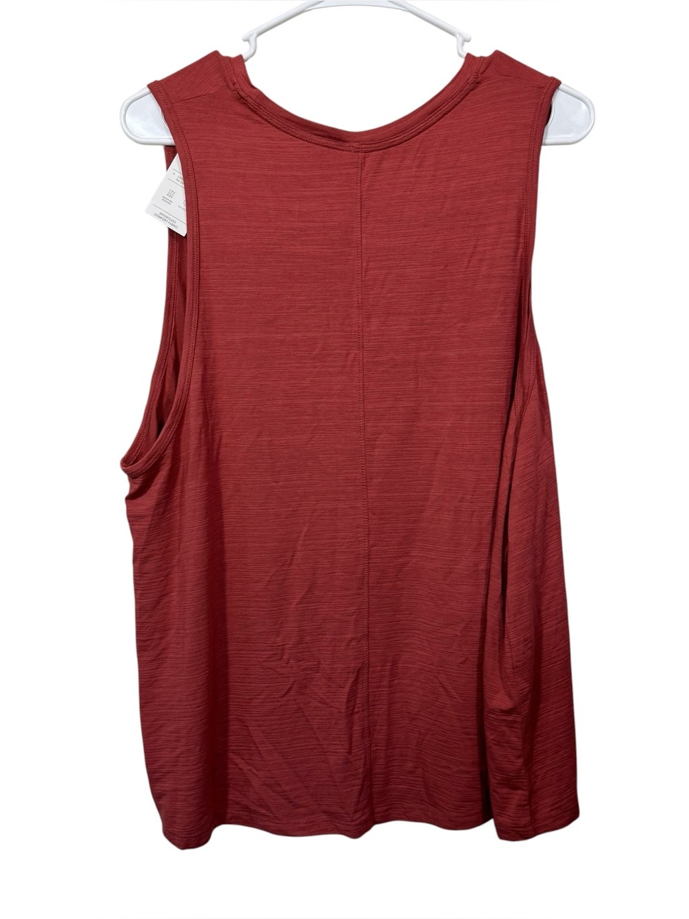NWT All in Motion Plus Size Crimson Muscle Style Athletic Tank Top - Picture 2 of 3